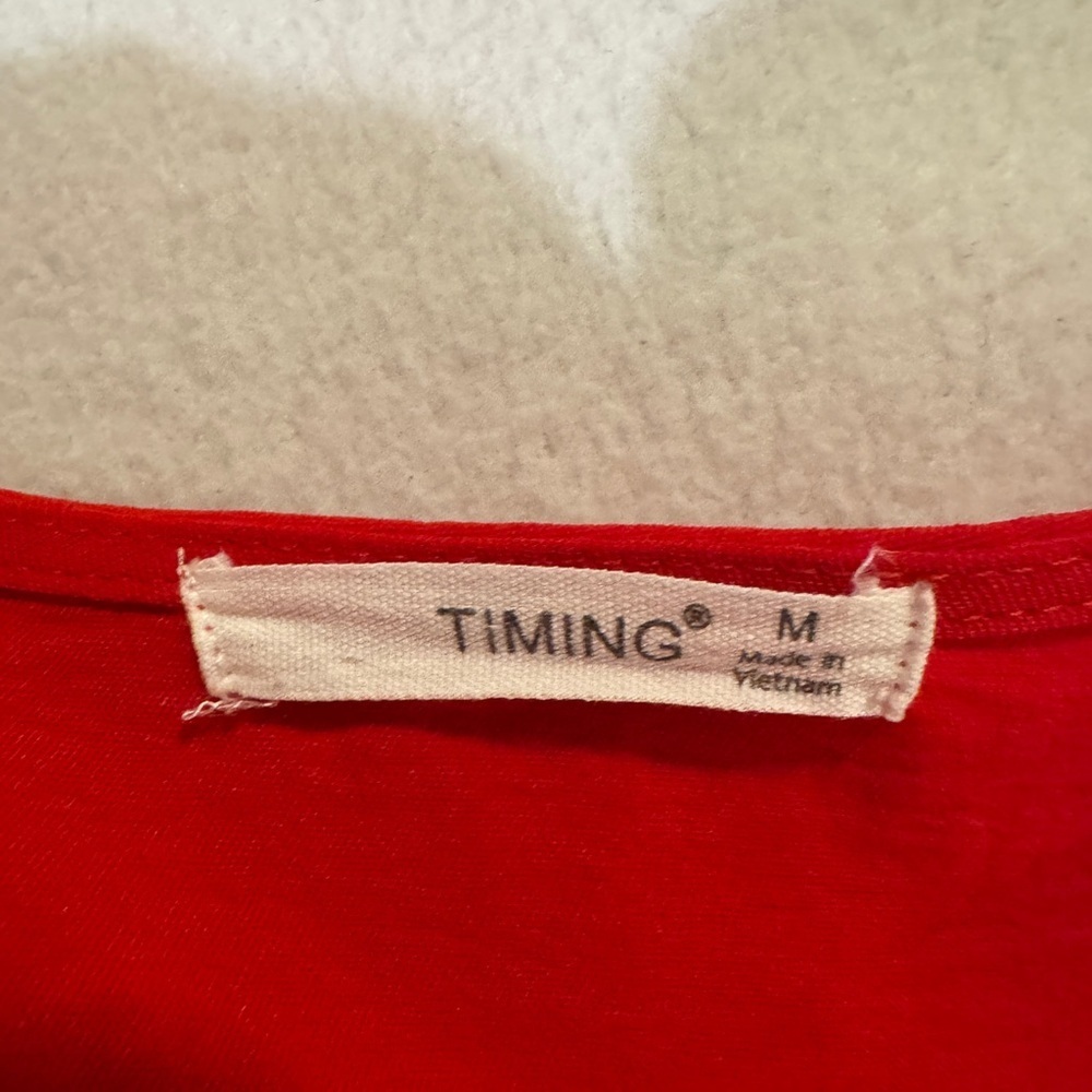 Timing Red Apparel Ruffle Dress - Picture 3 of 6